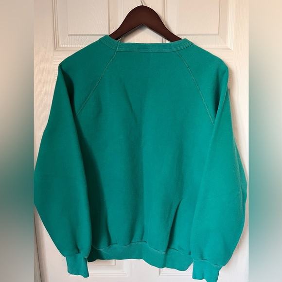 VTG 1989 Saskatchewan Roughriders Grey Cup Champions Crewneck Sweater Waves - Picture 8 of 9